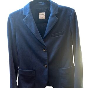 GAP Women's Heather Blue Academy Blazer